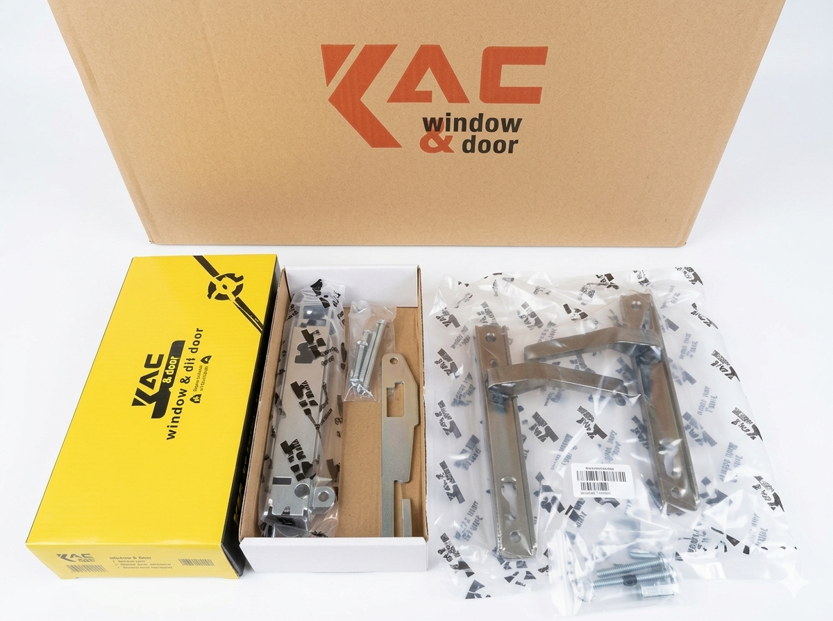 Serrure vitre complet